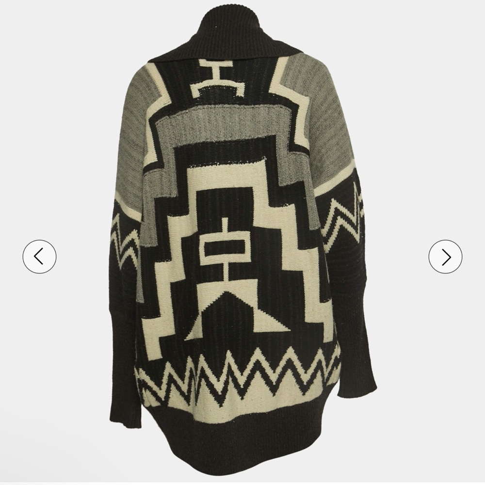 New Ralph Lauren Geometric Patterned Black and Gray Sweater XL - Picture 5 of 5